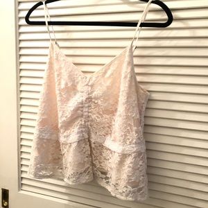 Abercrombie & Fitch lace tank top